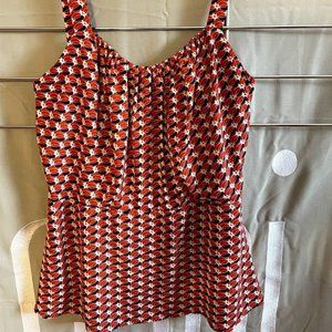 cabi Dream Day Geometric Tank, size 8